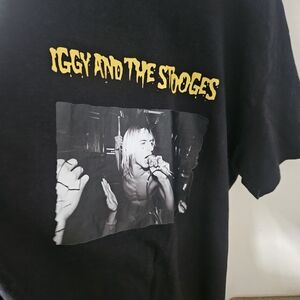 Black Graphic T-Shirt IGGY POP